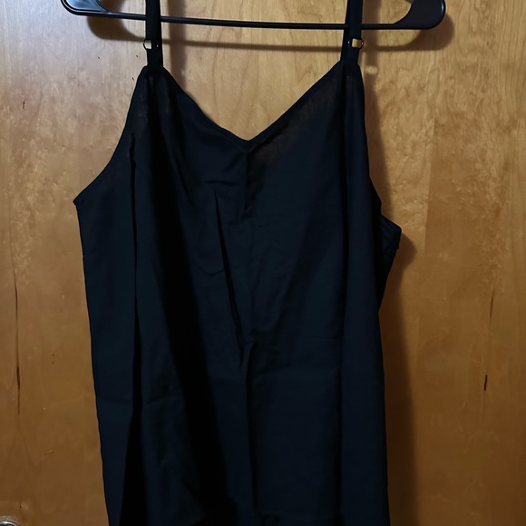 Torrid cotton blend black camisole. Size 1 new - Picture 2 of 3
